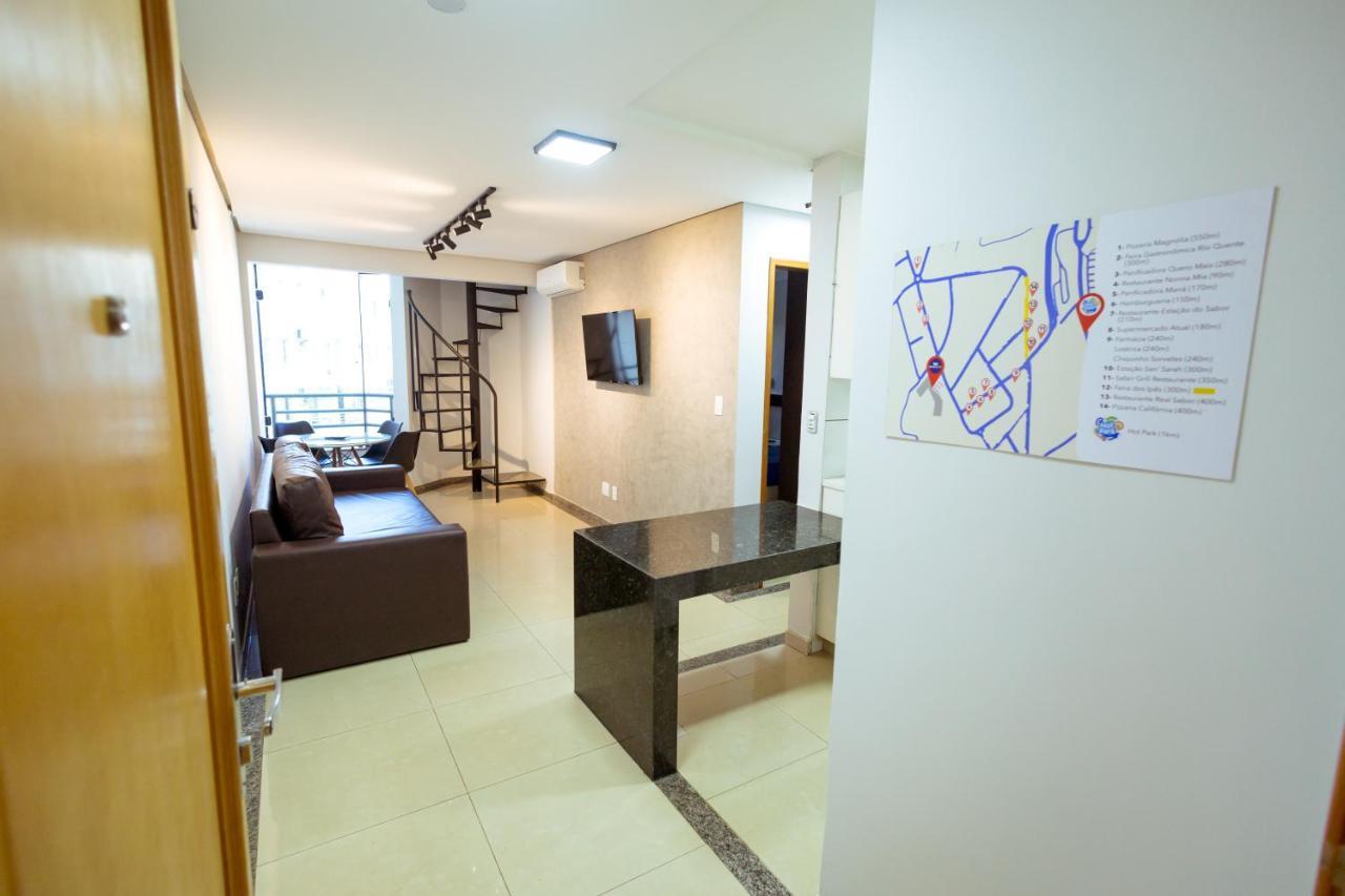 Thermas Paradise - Rio Quente- Duplex 3 Quartos Com Hidromassagem Buitenkant foto