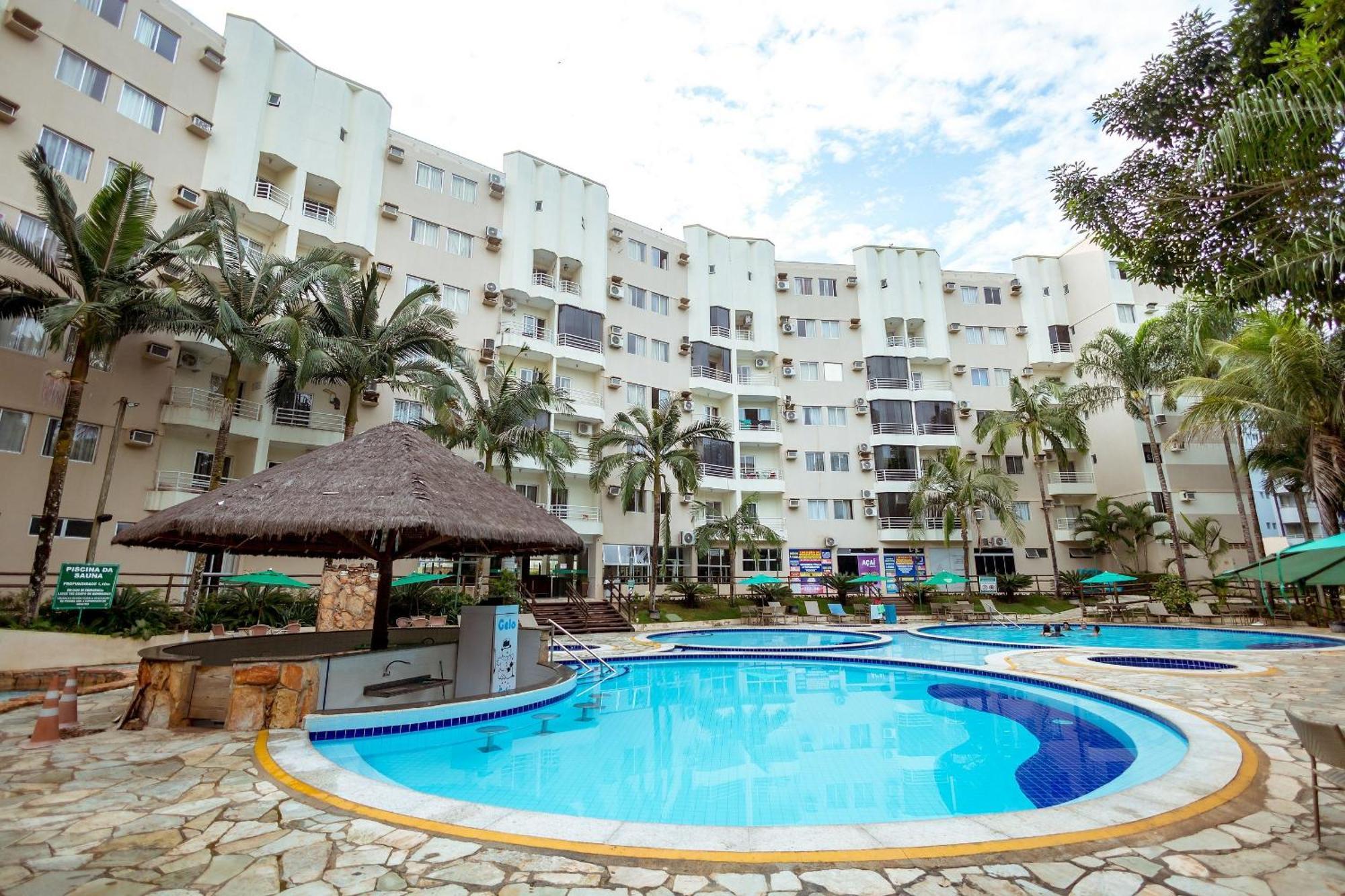 Thermas Paradise - Rio Quente- Duplex 3 Quartos Com Hidromassagem Buitenkant foto