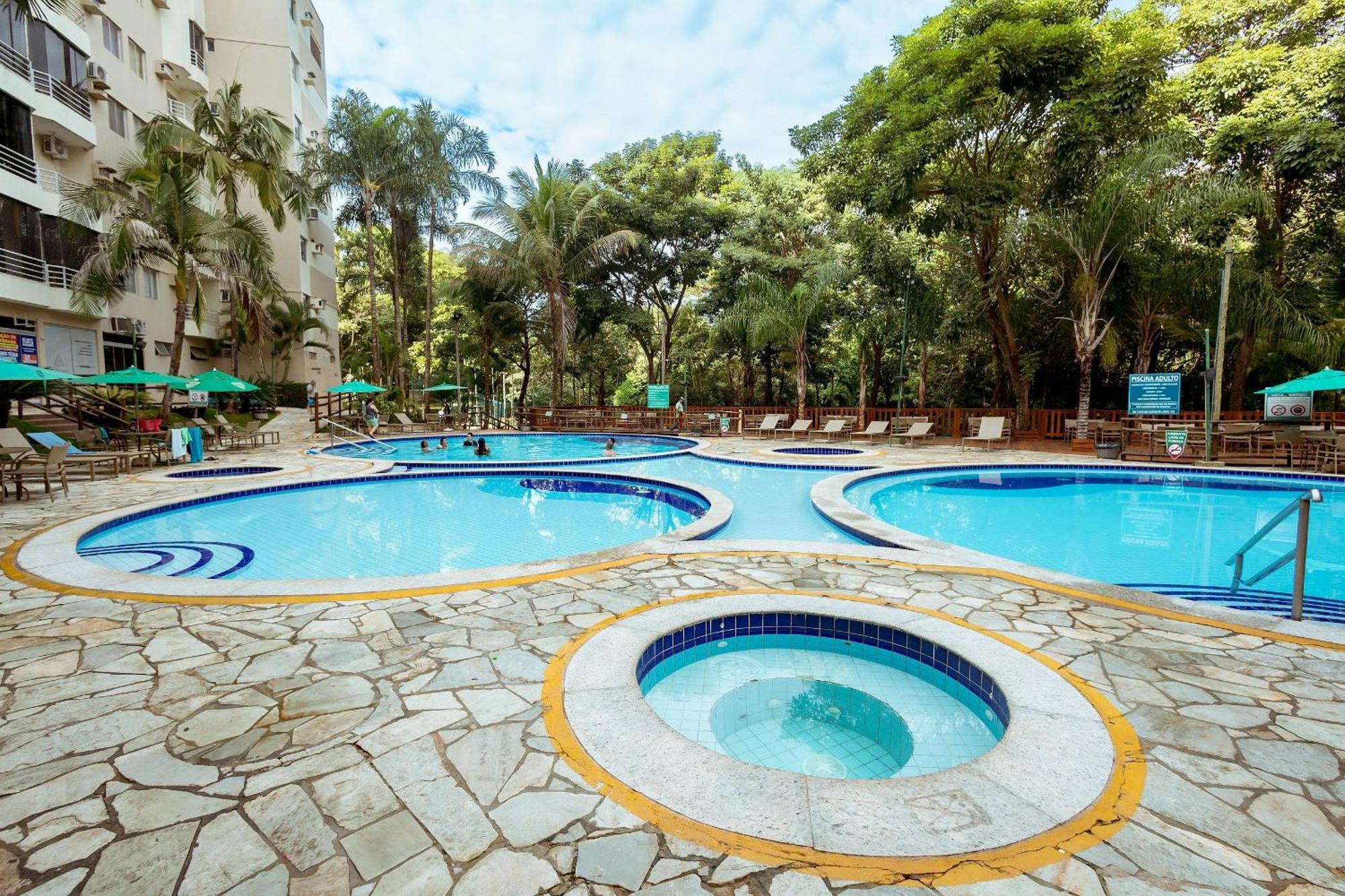 Thermas Paradise - Rio Quente- Duplex 3 Quartos Com Hidromassagem Buitenkant foto