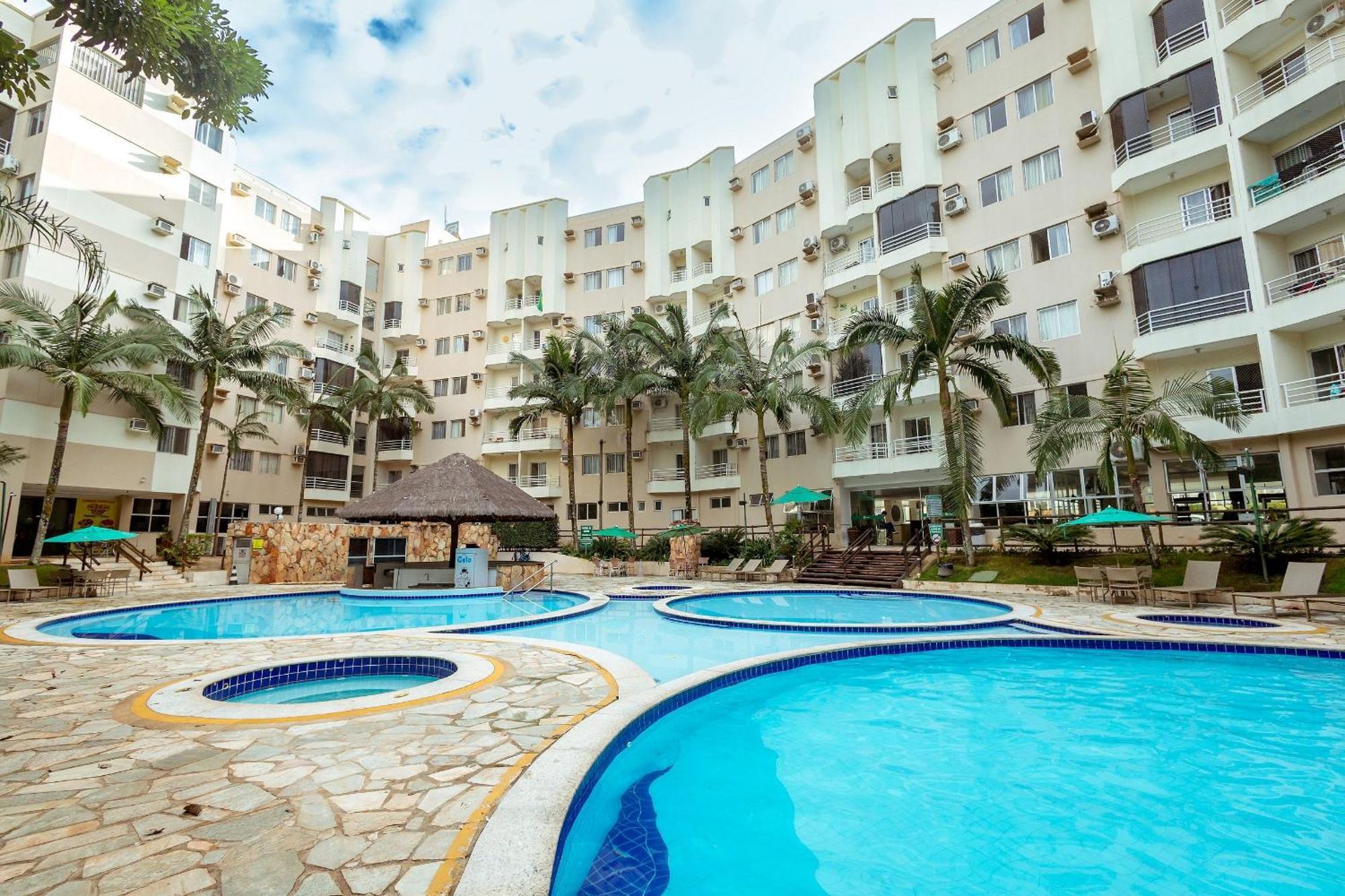 Thermas Paradise - Rio Quente- Duplex 3 Quartos Com Hidromassagem Buitenkant foto