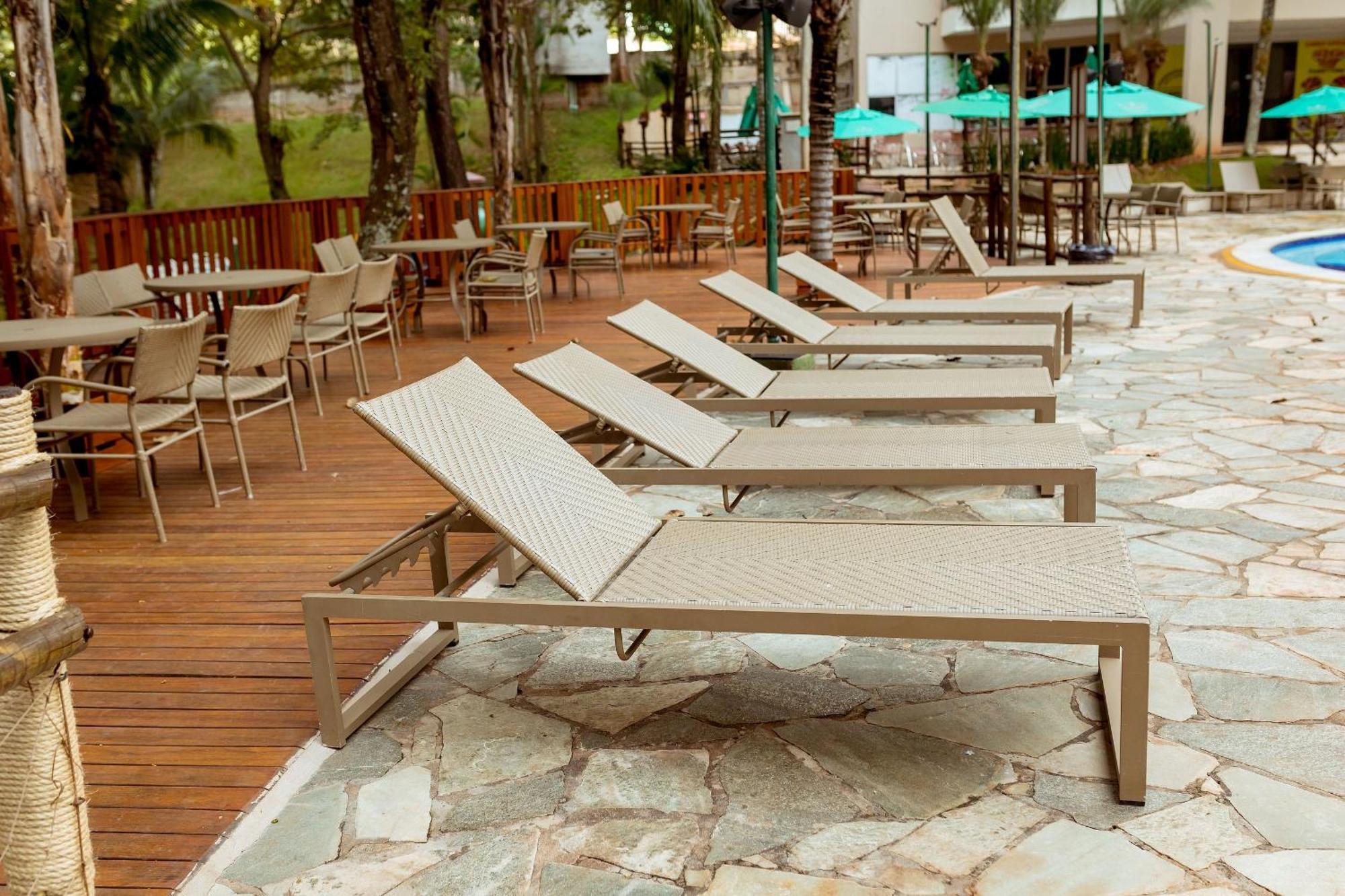 Thermas Paradise - Rio Quente- Duplex 3 Quartos Com Hidromassagem Buitenkant foto